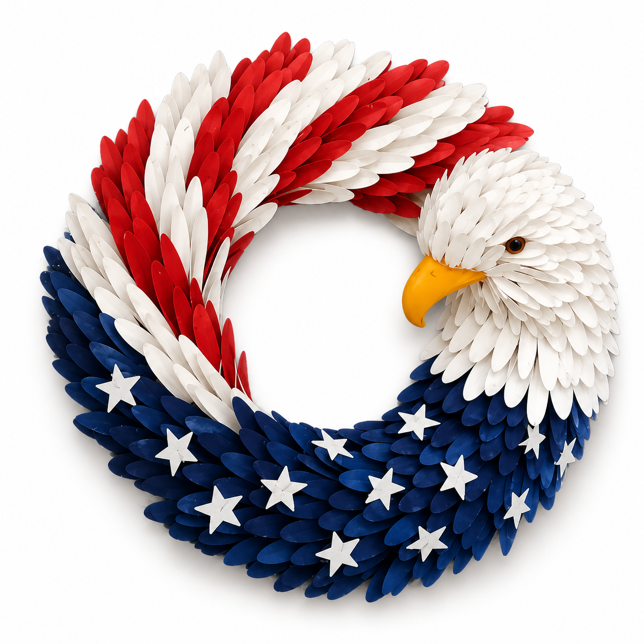 American Flag Accipiter Wreath