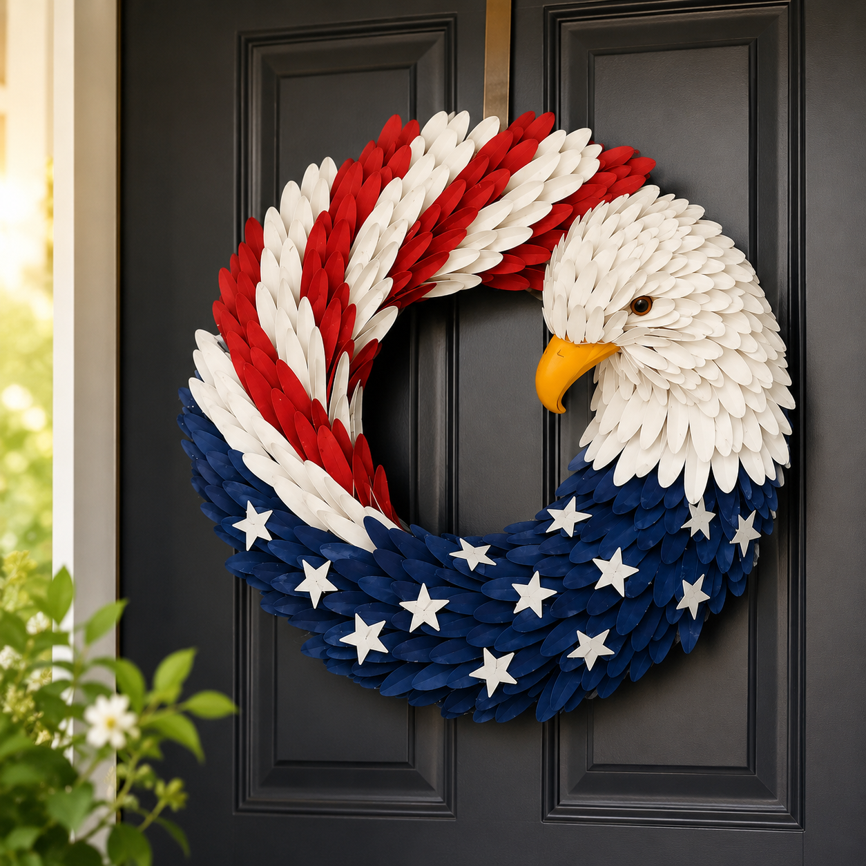 American Flag Accipiter Wreath